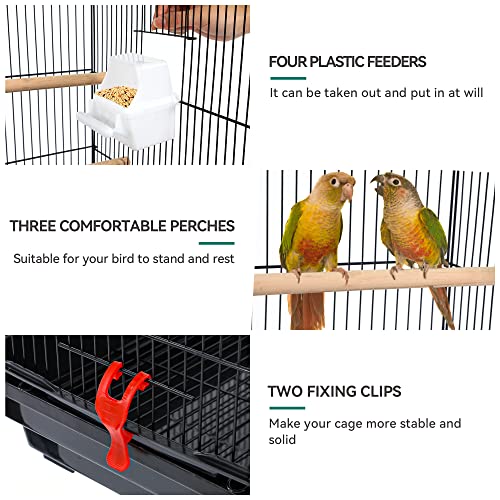 YITAHOME bird cage rolling base and storage shelf
