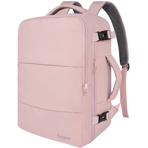 Taygeer Travel Backpack for Women Amourpink front view