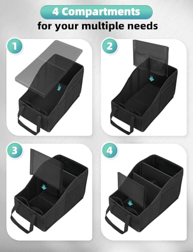 YOHOOLYO automotive storage box with seatbelt strap