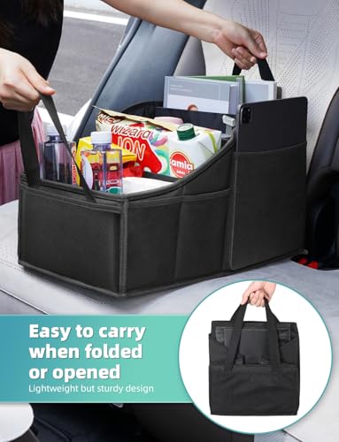 Interior view of YOHOOLYO car seat organizer