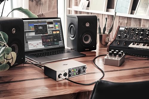 Volt 2 studio recording setup