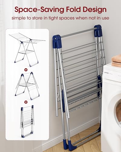 Folded Sakugi drying rack for storage
