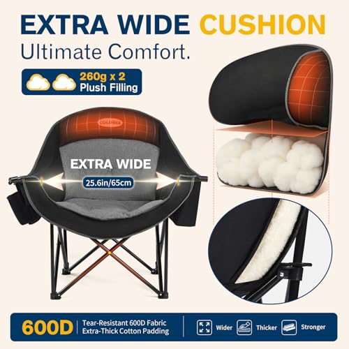 Coldbee chair with adjustable cup holders