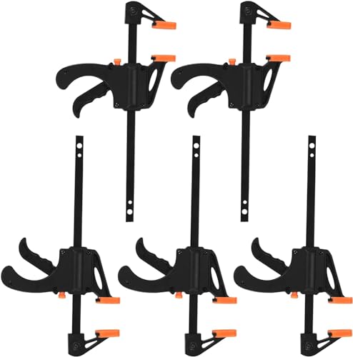 Xujinsongg 4 Inch Bar Clamps 5 Pcs set