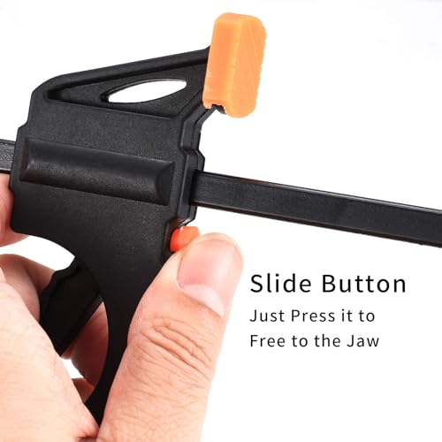 Quick release button on 4 inch clamp