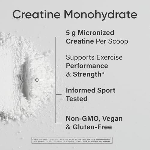 Sports Research Creatine Monohydrate tub side view