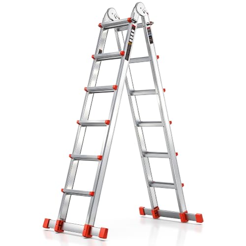 Soctone 22.5 Ft Multi Position Ladder extended