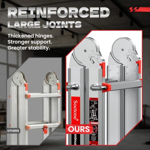 Soctone 22.5 Ft Ladder in A-frame configuration