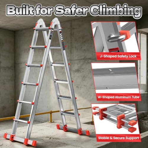 Soctone Ladder J-shaped locking mechanisms