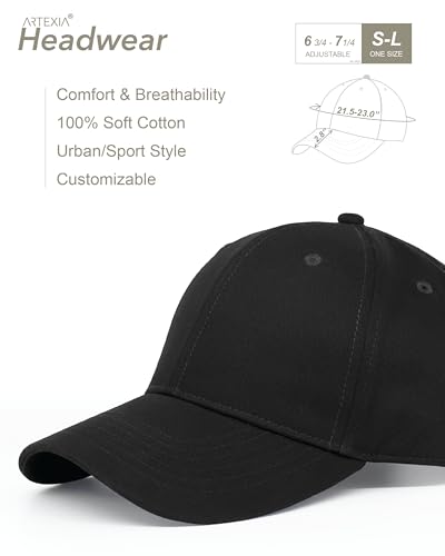 Artexia baseball cap fabric stitching close up