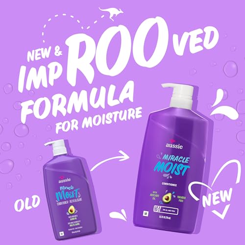 Aussie Miracle Moist Conditioner back label ingredients