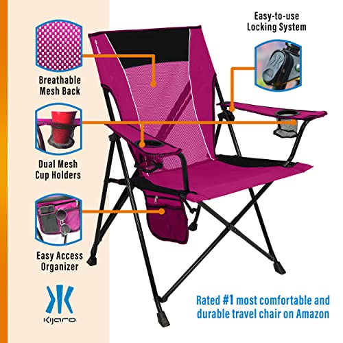 Hanami Pink outdoor chair mesh back