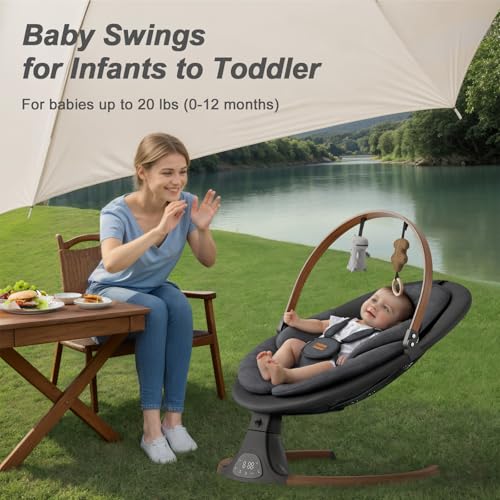 Monamii baby swing side profile