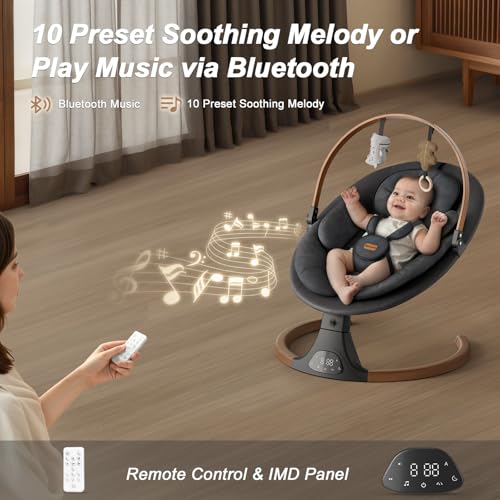 Monamii baby swing toy bar detail