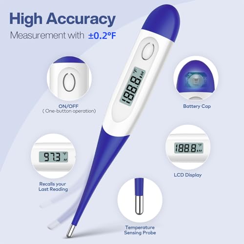 Boncare health thermometer LCD screen display