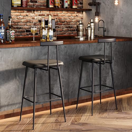 Matte black metal frame and footrest details