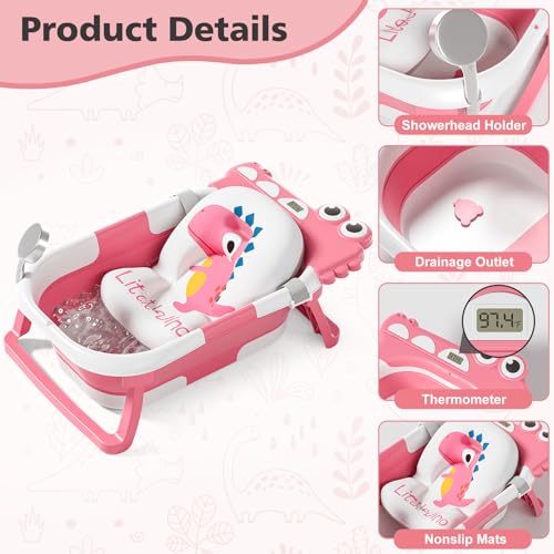 Folded view of Tavlshero baby bath tub