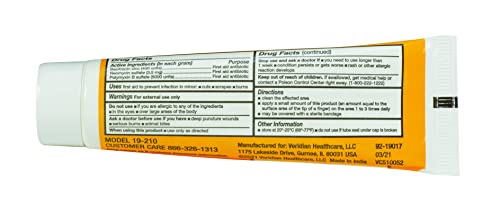 Safety and application instructions on TheraCare tube