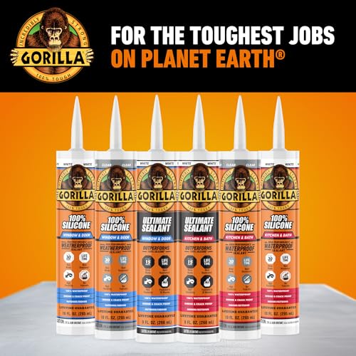 Gorilla Kitchen & Bath Sealant in a hardware setting