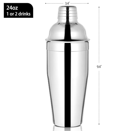 Integrated strainer and jigger cap detail