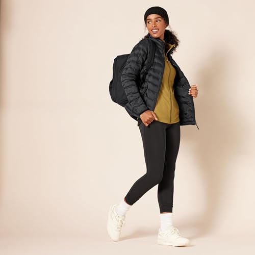 Essentials puffer jacket side view with pockets