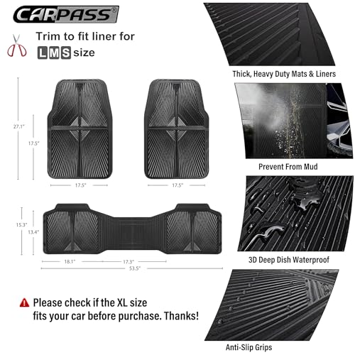 CAR PASS rear floor mat for trucks