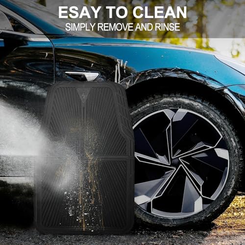 CAR PASS mat anti-slip nibbed backing