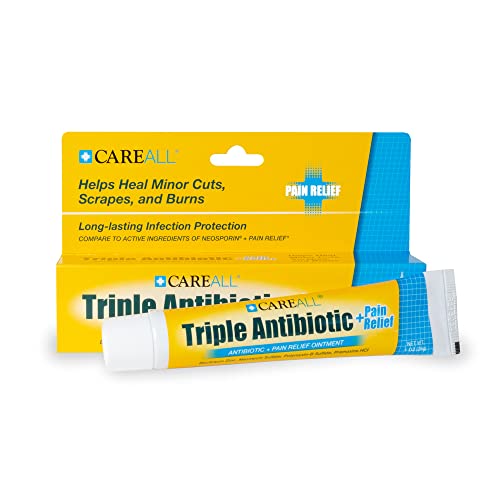 Back of packaging showing active ingredients for CareAll