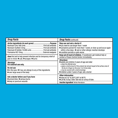4 pack set of CareAll antibiotic ointment