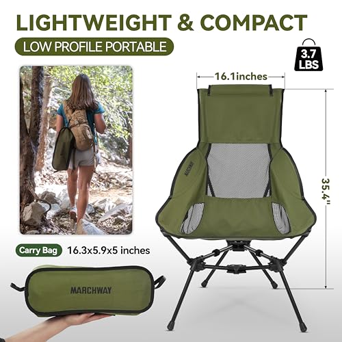 Side view of MARCHWAY high back chair frame
