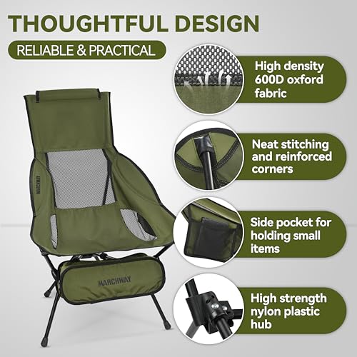 MARCHWAY chair setup on outdoor terrain
