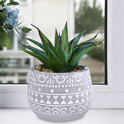 Artificial succulent arrangement for home decor