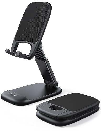Lamicall Height & Angle Adjustable Cell Phone Stand front view