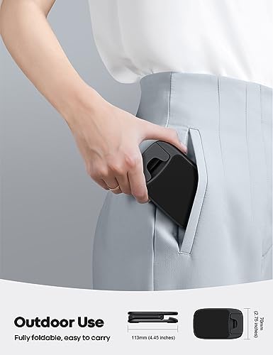 Lamicall stand holding a smartphone with a thick case