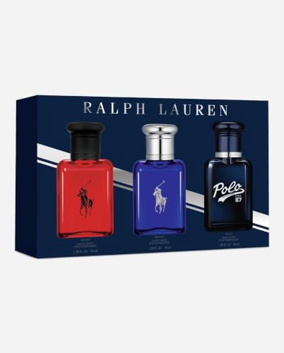 Ralph Lauren World of Polo three-piece fragrance collection packaging