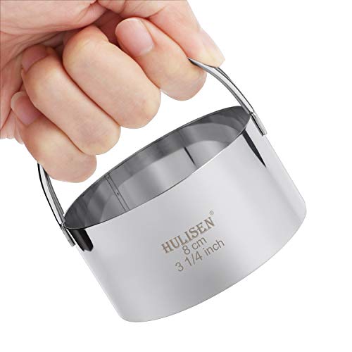 HULISEN stainless steel cookie cutters stack