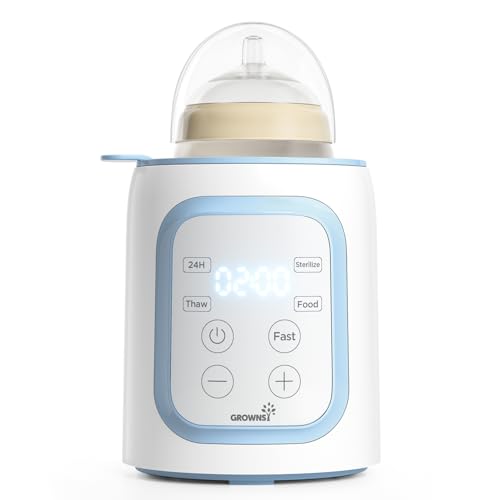 Grownsy 8-in-1 OG bottle warmer in blue