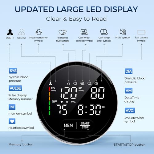 FOTOSY automatic arm cuff monitor