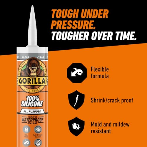 Gorilla caulk for indoor and outdoor use
