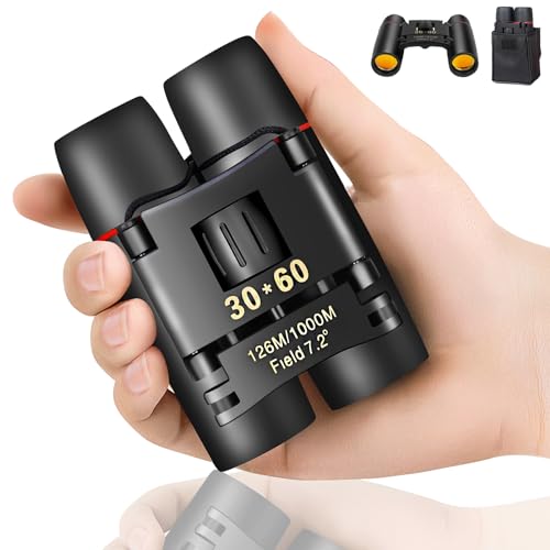 QICBIUD 30x60 compact binoculars in black