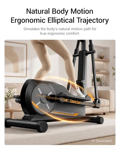 Elliptical machine with 8 levels resistance
