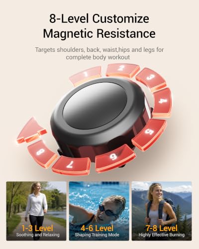 Sturdy elliptical with 350lb weight capacity