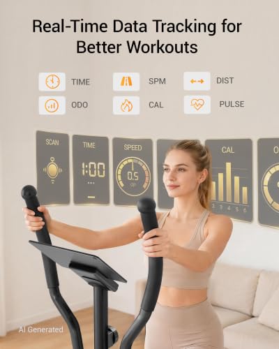 Elliptical with 12-inch stride length