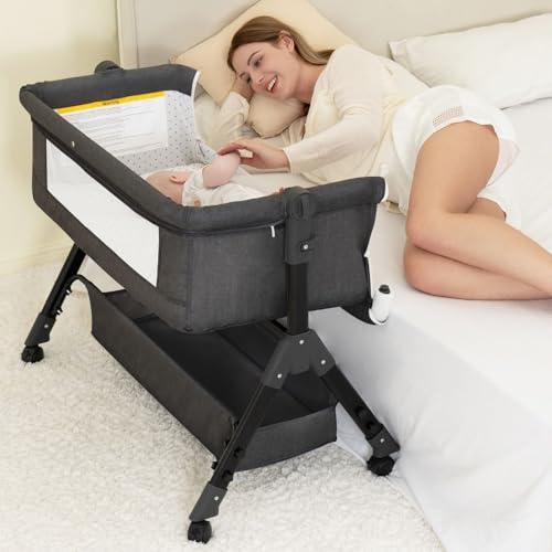 BCOL Baby Bassinet in Dark Grey