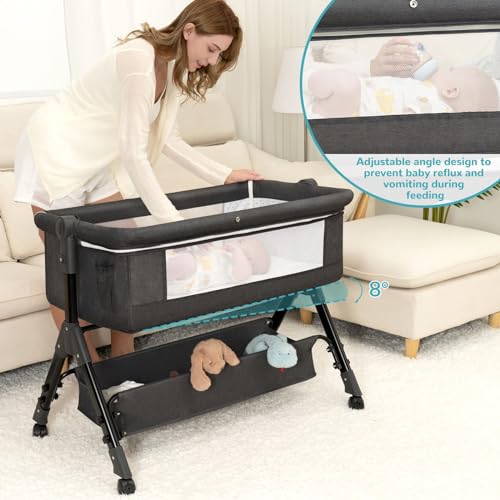 BCOL cradle with mosquito net and wheels
