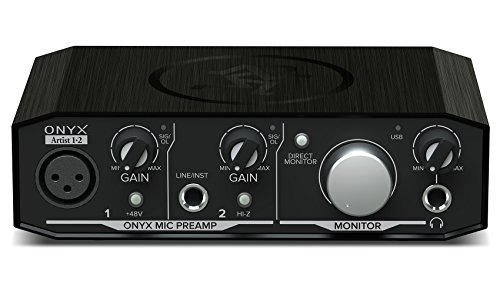 Onyx Artist 1X2 input and preamp controls