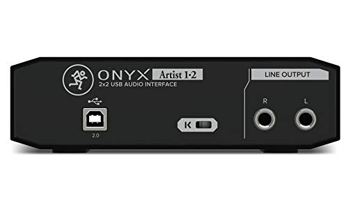 Black audio interface top panel