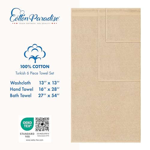 Cotton Paradise towel set texture and stitching