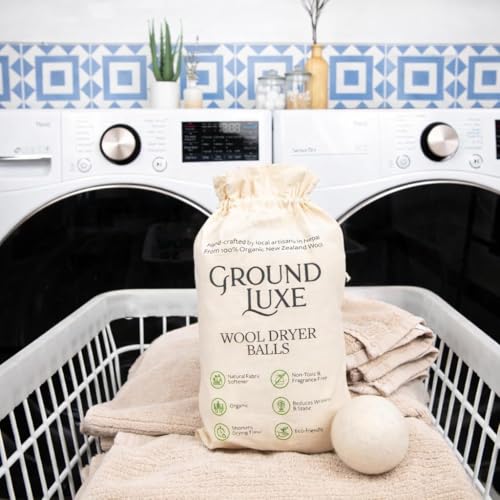 Natural laundry softening dryer balls