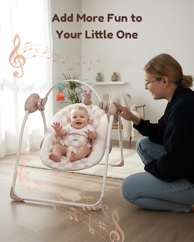 Close up of 5-point harness on Tiny Marvels swing